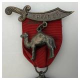 1908 Collectible US Shriners Medal And Ribbon