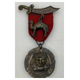 1908 Collectible US Shriners Medal And Ribbon