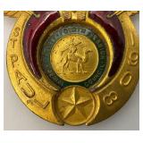 1908 Milwaukee Wisconsin Shriners St. Paul Temple Pin