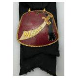 Antique 1908 Shriners Pin With Inscription On Back