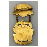 Antique 1910 MASONIC Ivanhoe Commandery Milwaukee No.24 Chicago Pin