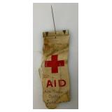 Misc. Vintage Collectible Ribbons Including 1899 New Richmond Cyclone Relief Committee, Red Cross Aid And More