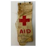 Misc. Vintage Collectible Ribbons Including 1899 New Richmond Cyclone Relief Committee, Red Cross Aid And More