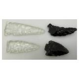 Misc. Glass & Stone Arrow Heads