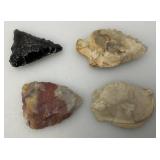 Misc. Glass & Stone Arrow Heads