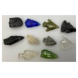 Misc. Glass & Stone Arrow Heads