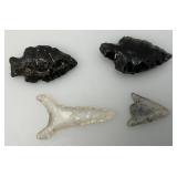 Misc. Glass & Stone Arrow Heads