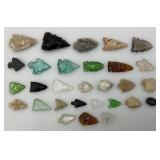 Misc. Glass & Stone Arrow Heads
