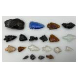 Misc. Glass & Stone Arrow Heads