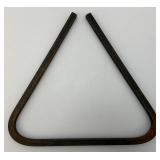 Antique Cast Iron Dinner Triangle 12"