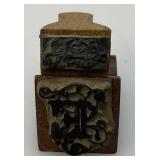 Vintage Silver Plated Box With Military Patches And More