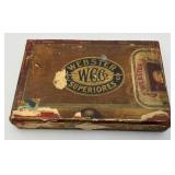 Vintage Silver Plated Box With Military Patches And More