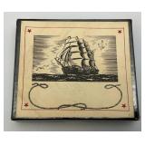 Vintage Collectible Book Plates With Note In Original Box