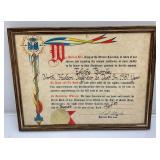 Antique Needle Point, Framed Items And More