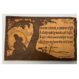 Very Old Antique Leather Post Cards Most With Old Stamps