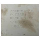 VERY RARE Bennington Potters "Blue Winged Teal" Ducks Plate 10 1/2" Bennington Vermont #1669 YA White Agate Pottery (Nice Condition)