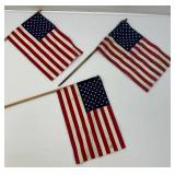 Misc. Small Flags Including 48 Star Flag And More