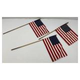 Misc. Small Flags Including 48 Star Flag And More