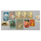 Vintage Scrapbook With Misc. Vintage Baby Items