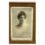 Very Old Picture Frame With Soldiers Picture And His Girlfriend, One Photo Dated 1894-1966