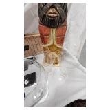 Wine Lot, Bottle Holder, Bottle Rack, and Wineglasses with cups