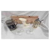 Steins and Stoneware Cornacopia as pictured