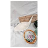 Vase, Pottery Serving Dish, Green Dishes