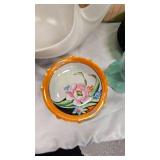 Vase, Pottery Serving Dish, Green Dishes
