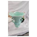 Vase, Pottery Serving Dish, Green Dishes