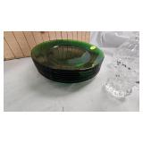Vase, Pottery Serving Dish, Green Dishes
