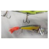 Lot of 4 Fishing Lures, one jointed