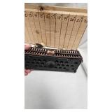 Golfing Animated Coin Bank-Cast Iron with Belt Buckles and Misc Items