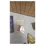 Golfing Animated Coin Bank-Cast Iron with Belt Buckles and Misc Items