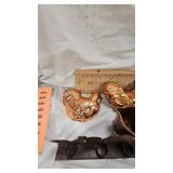 Stoneware Jar, Pitcher, chicken and flamingo décor