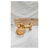 Homemade Wood Tractor Folk Art