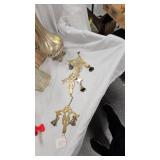 Vintage Vases, Candy Bowl, Footed Pitcher, and other items