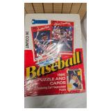 Unopened Don Russ 1990 Puzzles and Cards, 23kt Foil Cards Nolan Ryan, Mark McGwire,