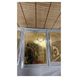 Unopened Don Russ 1990 Puzzles and Cards, 23kt Foil Cards Nolan Ryan, Mark McGwire,