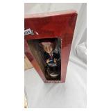 Donald Trump Bobblehead, 23kt foil Earnhardt Card, and Earnhardt Jr Pin Set