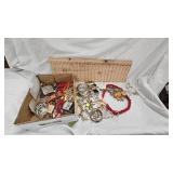 Vintage Jewelry Lot, Bracelets, Pins, Etc