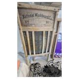 2 Washboards, 18x24 Vikings Metal Sign, and additional wall décor