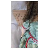 Beautiful Vintage Porcelain Doll with Wood jointed Body