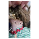 Beautiful Vintage Porcelain Doll with Wood jointed Body