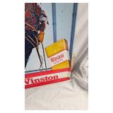 Winston Light Vintage Metal Advertising sign