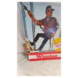 Winston Light Vintage Metal Advertising sign