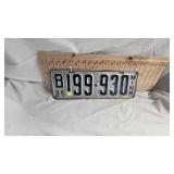 Classic Vintage Minnesota License Plate as Pictured