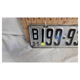 Classic Vintage Minnesota License Plate as Pictured