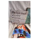 Home Décor Wall Signs as pictured w/prints