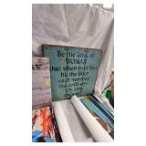 Home Décor Wall Signs as pictured w/prints