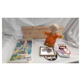 Lot of Comic Books, Dopey Dwarf Hand Puppet and Misc Patches